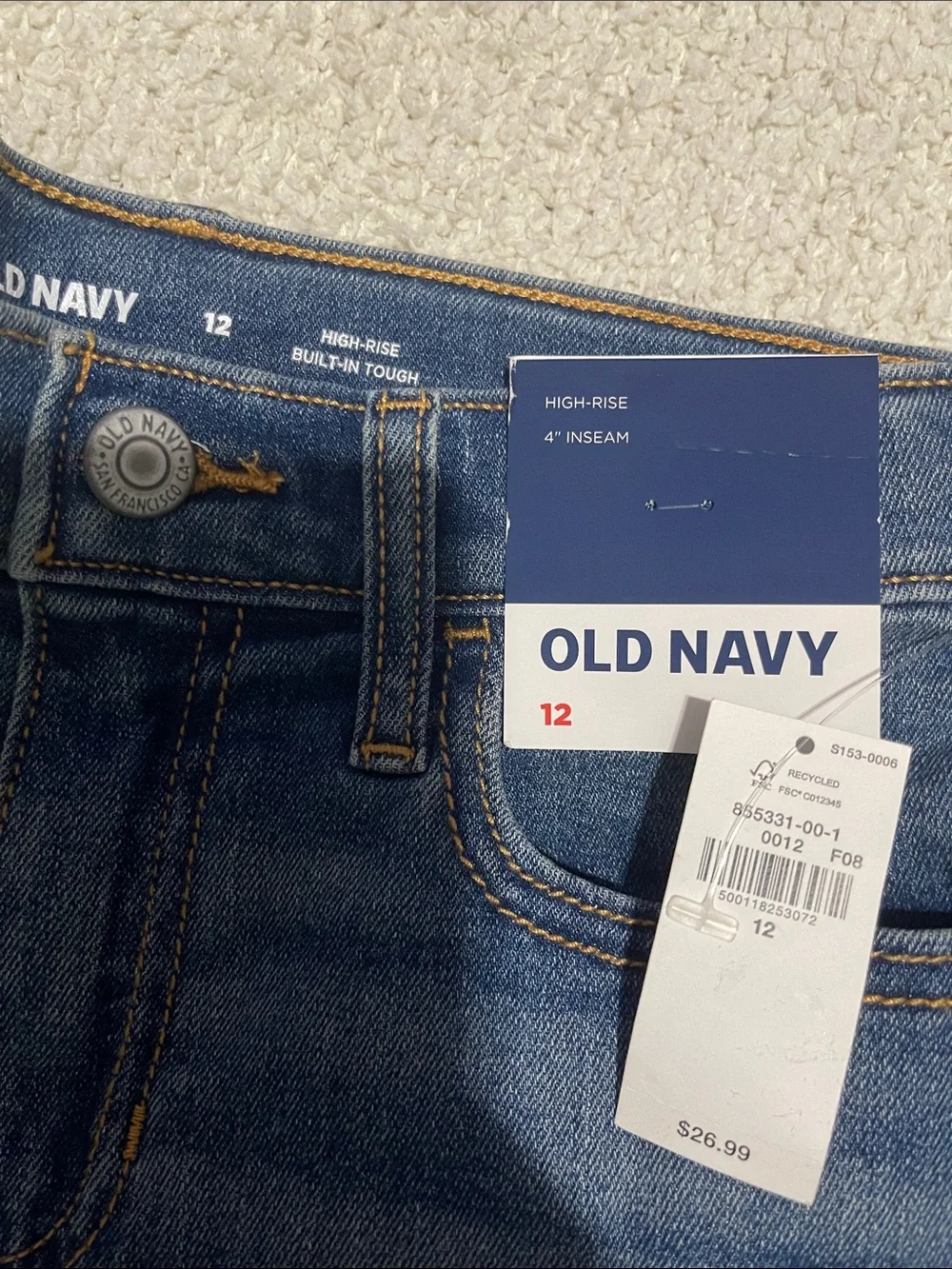 NWT- Old Navy - girl’s 12. Two short bundle